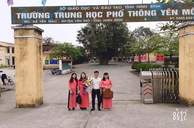 Thực tập giai đoạn 1 lớp D9 Toán tại trường THPT Yên Mô B