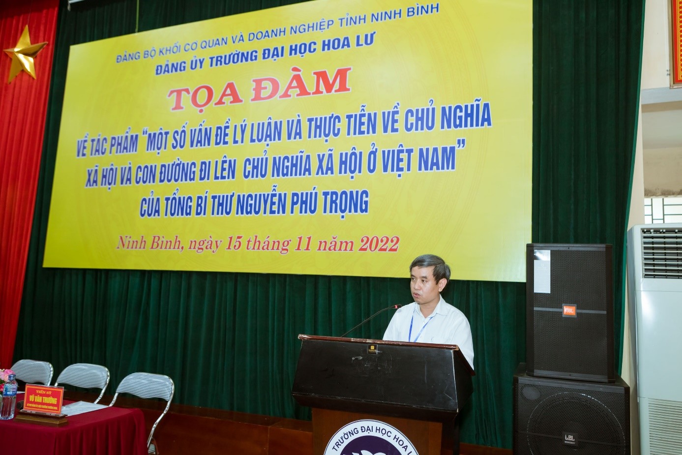 Tọa đàm về tác phẩm “Một số vấn đề lý luận và thực tiễn về chủ nghĩa xã hội và con đường đi lên chủ nghĩa xã hội ở Việt Nam” của Tổng Bí thư Nguyễn Phú Trọng
