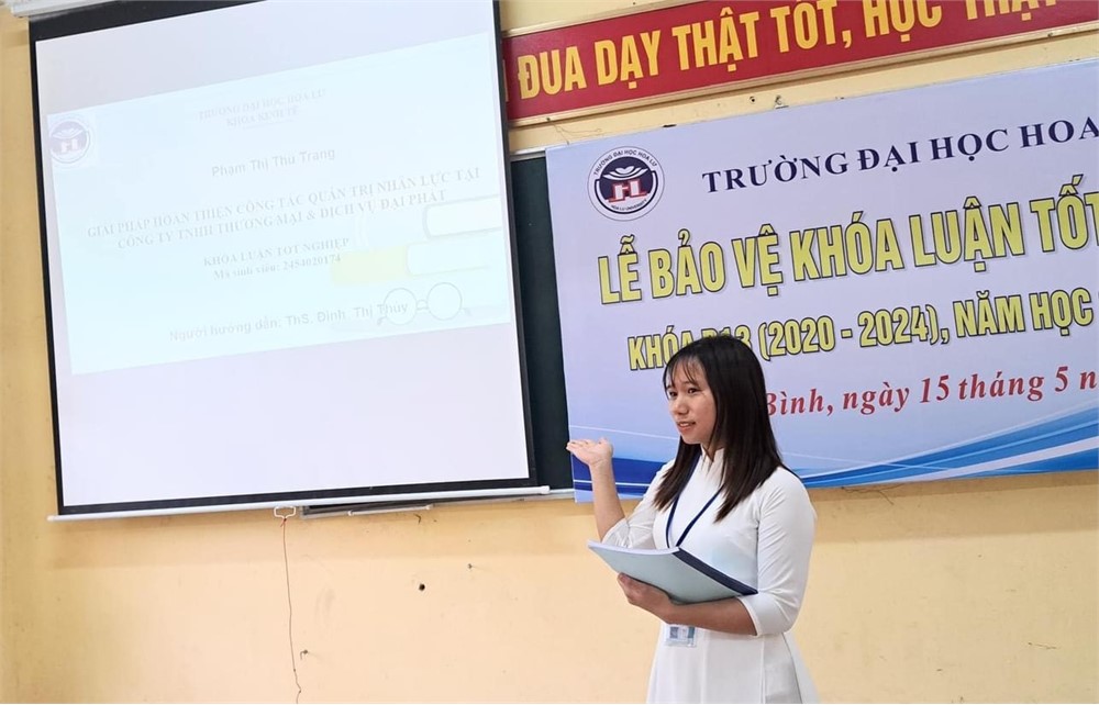 BẢO VỆ KHÓA LUẬN TỐT NGHIỆP SINH VIÊN KHÓA D13KT