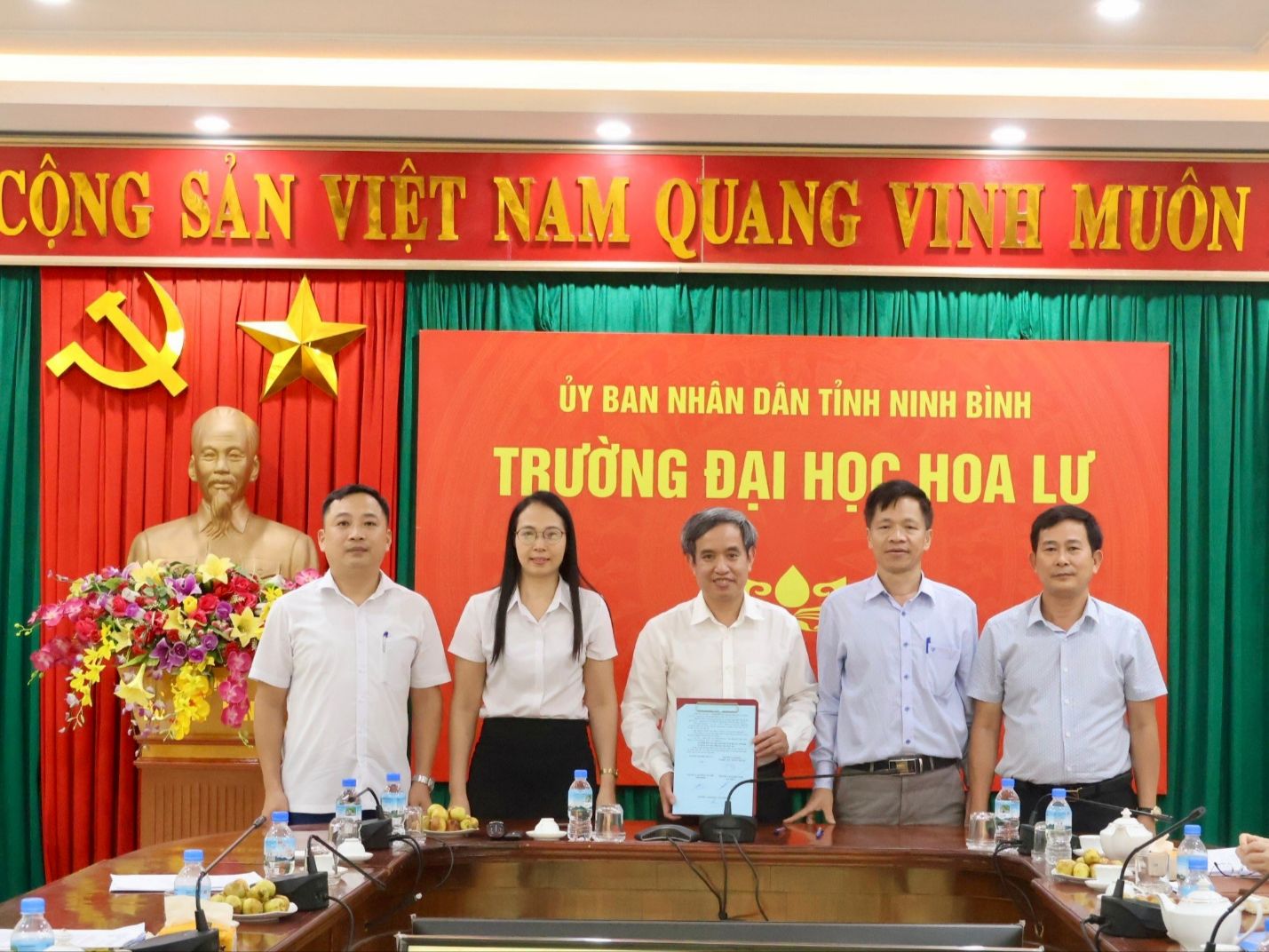 Hội nghị tổng kết công tác thi đua khối các trường đại học, cao đẳng tỉnh Ninh Bình năm học 2023 – 2024
