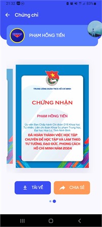 CÁN BỘ ĐOÀN VÀ ĐOÀN VIÊN ĐOÀN TRƯỜNG ĐẠI HỌC HOA LƯ HỌC TẬP CHUYÊN ĐỀ TƯ TƯỞNG, ĐẠO ĐỨC, PHONG CÁCH HỒ CHÍ MINH