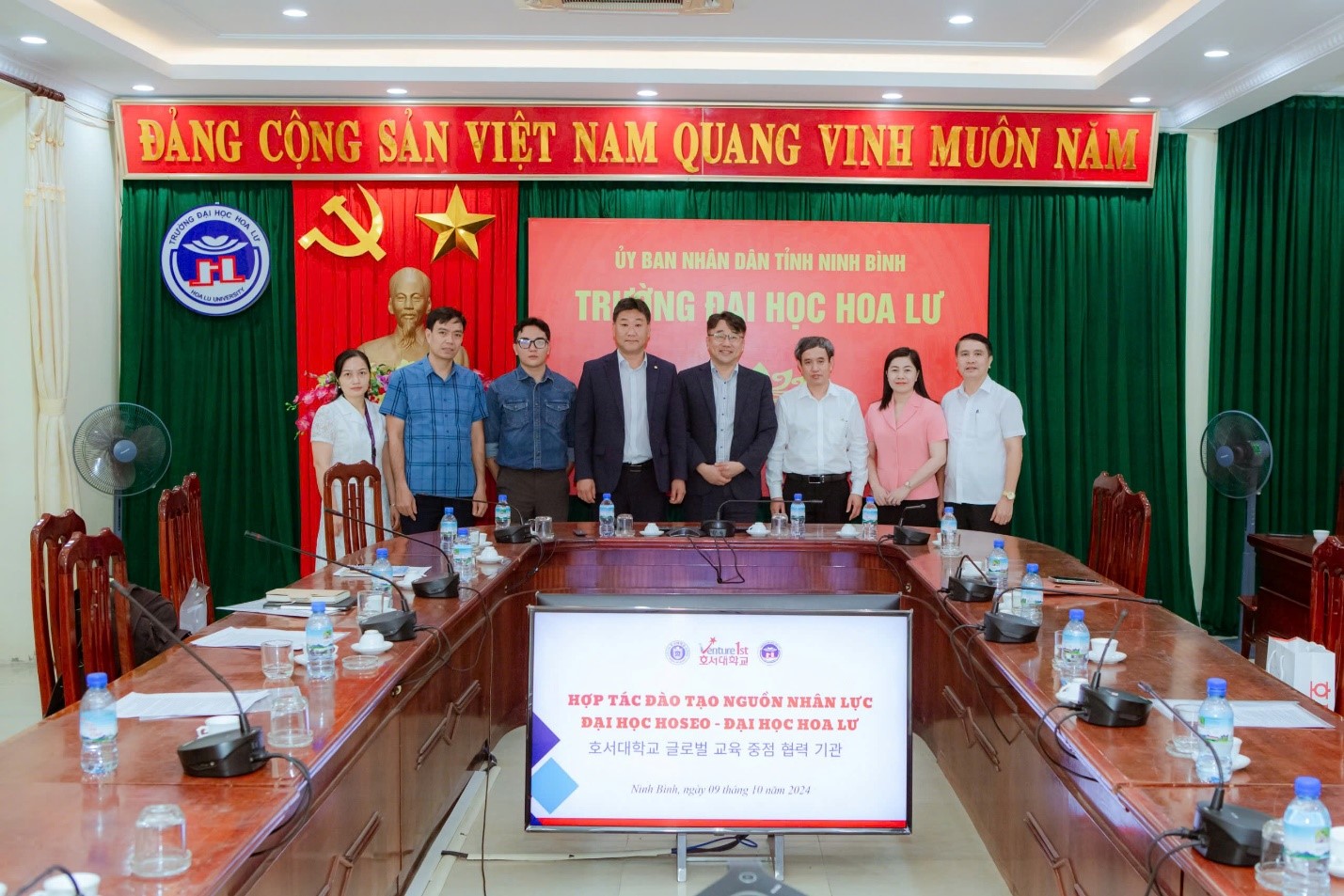 Trường Đại học Hoseo thăm và làm việc với trường Đại học Hoa Lư