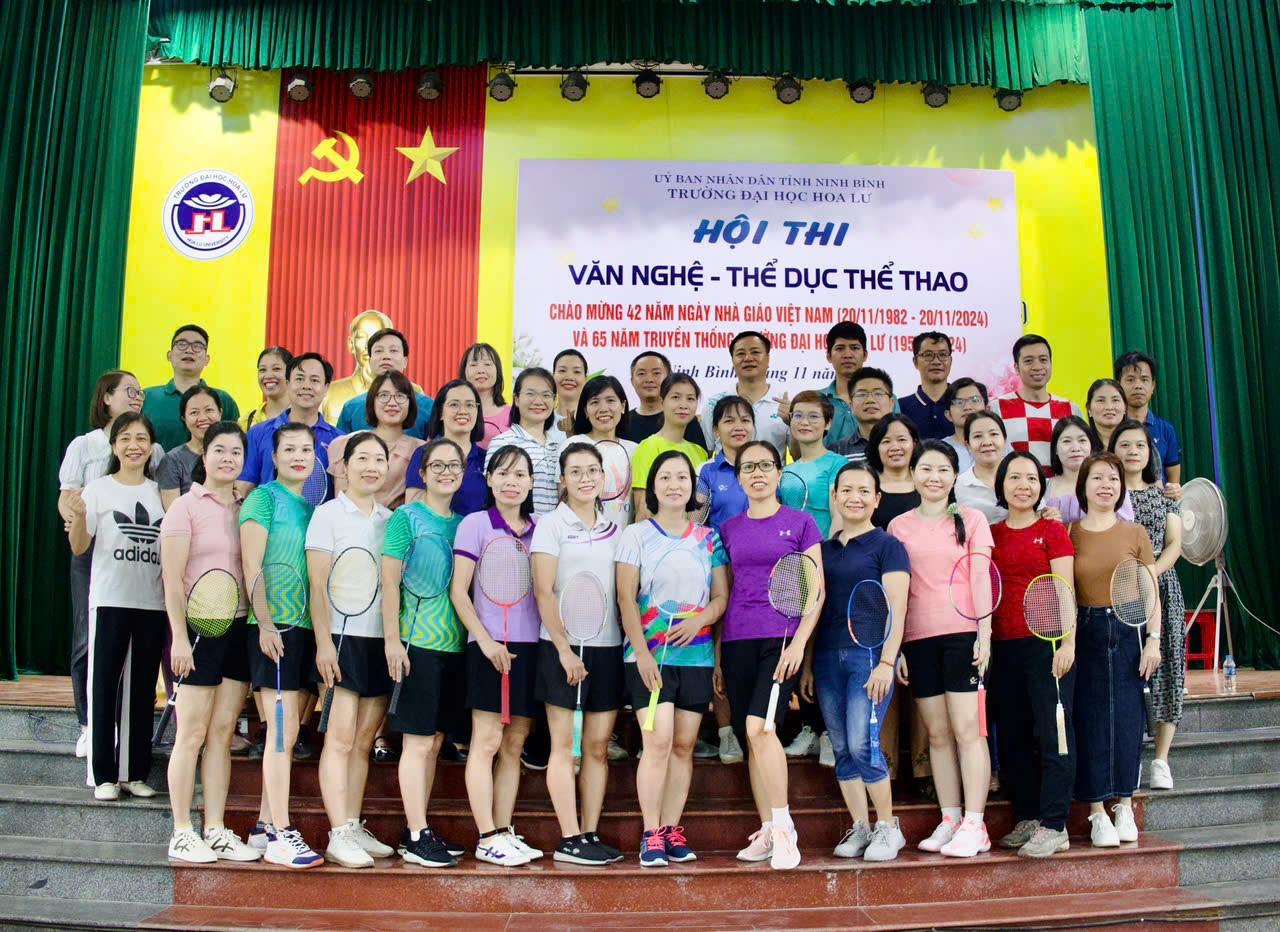 Hội thi Thể thao cán bộ, giáo viên, nhân viên Trường Đại học Hoa Lư chào mừng Ngày Nhà giáo Việt Nam 20/11