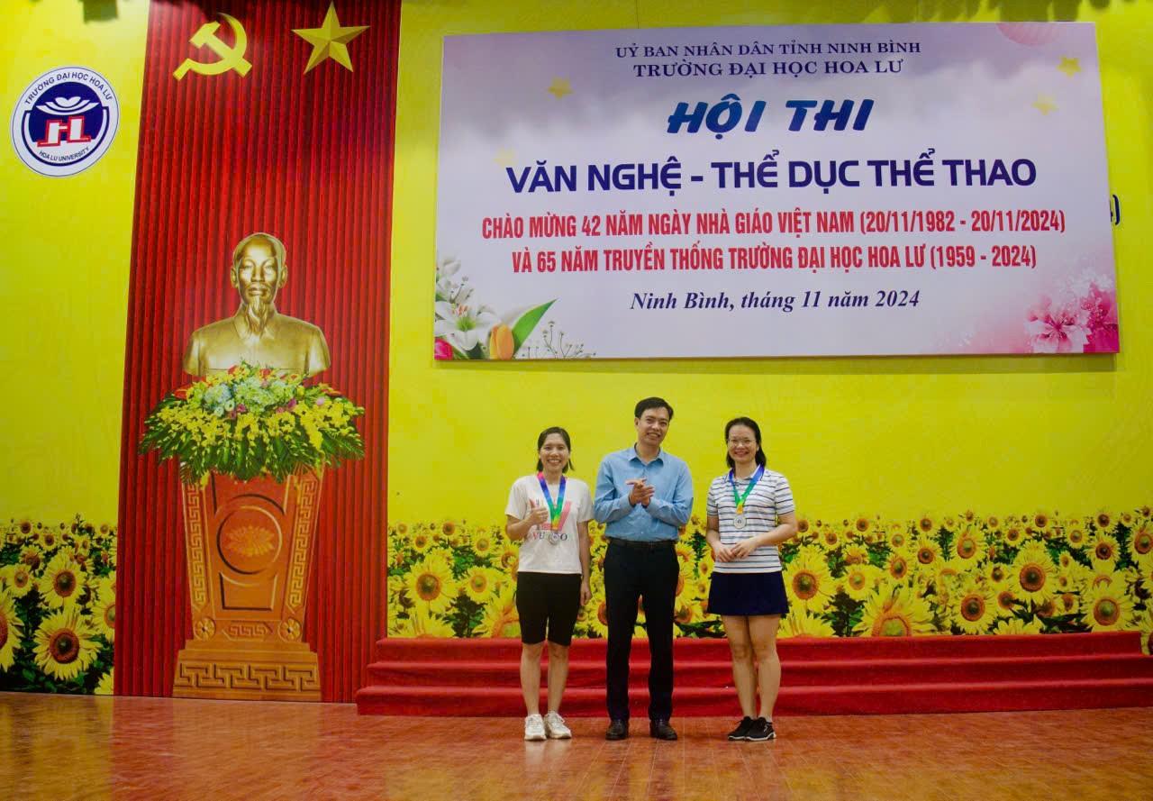 Hội thi Thể thao cán bộ, giáo viên, nhân viên Trường Đại học Hoa Lư chào mừng Ngày Nhà giáo Việt Nam 20/11