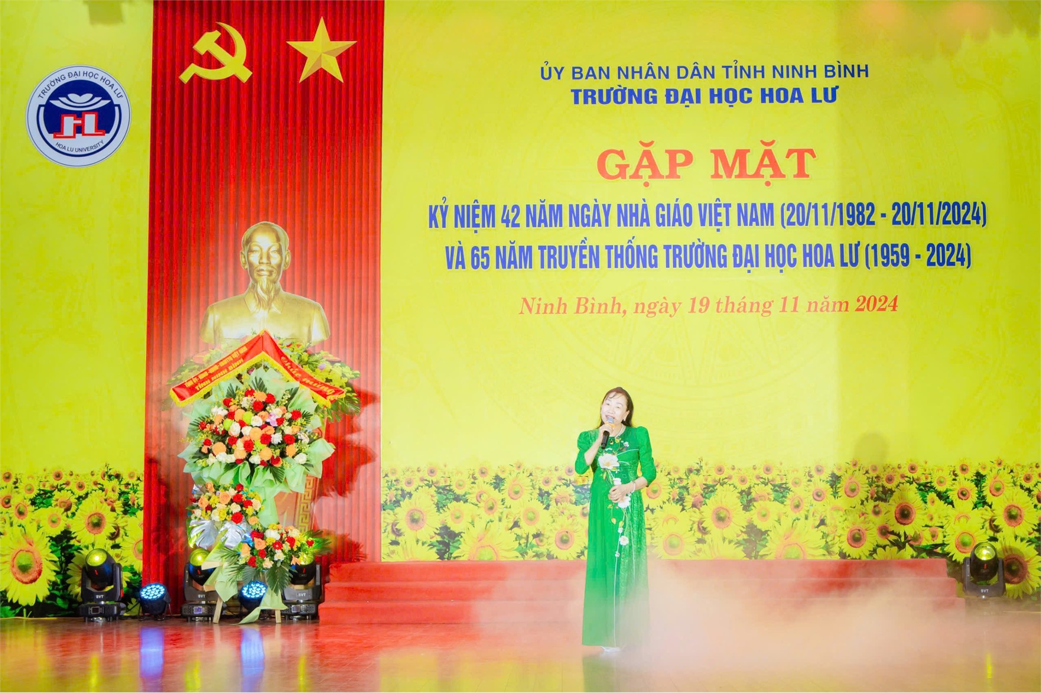 Gặp mặt kỷ niệm 42 năm ngày Nhà giáo Việt Nam (20/11/1982 – 20/11/2024) và 65 năm truyền thống Trường Đại học Hoa Lư (1959-2024)