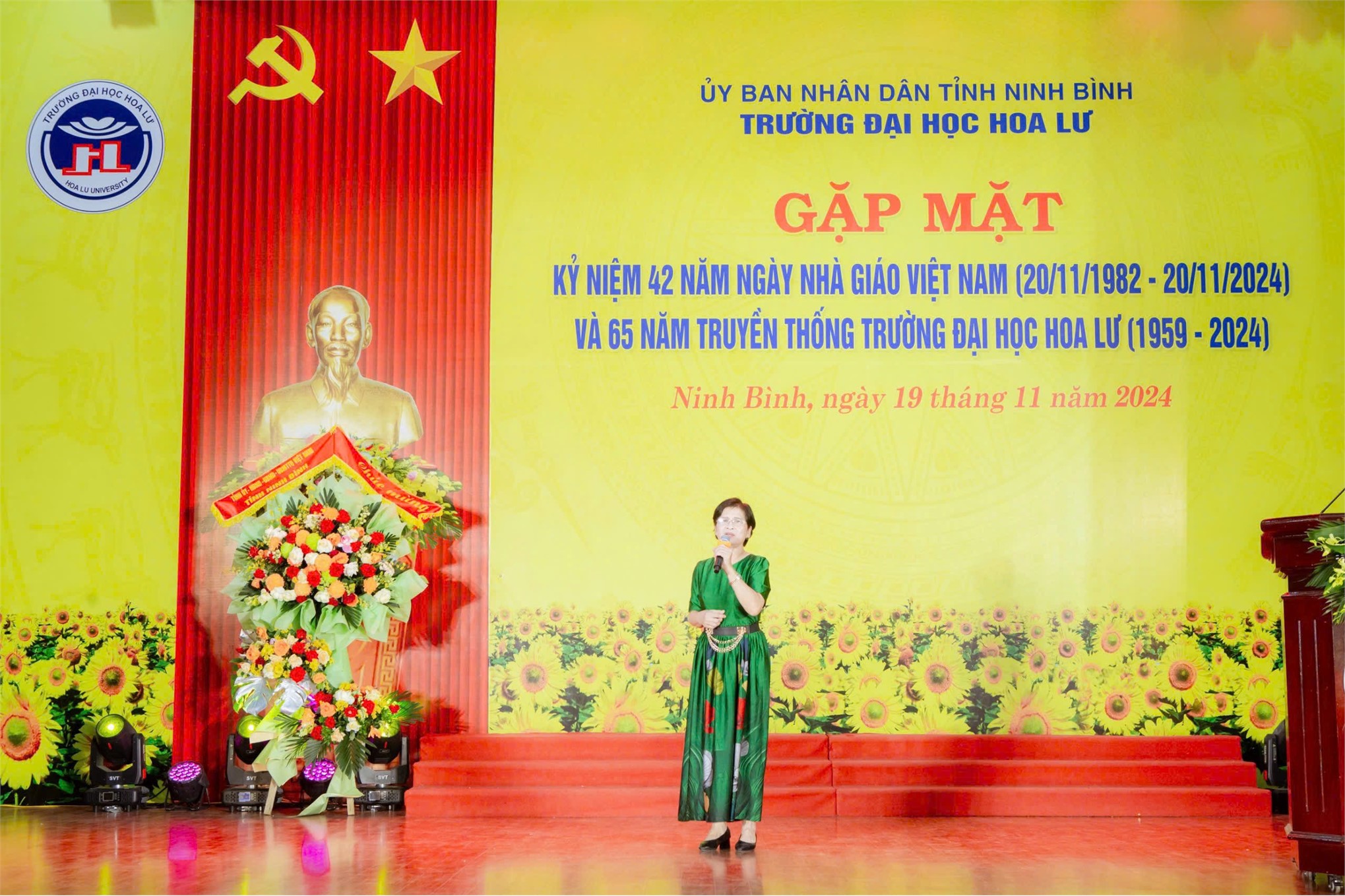 Gặp mặt kỷ niệm 42 năm ngày Nhà giáo Việt Nam (20/11/1982 – 20/11/2024) và 65 năm truyền thống Trường Đại học Hoa Lư (1959-2024)