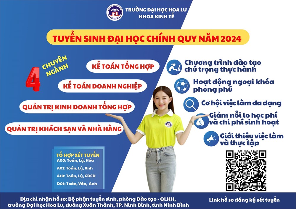 THÔNG TIN TUYỂN SINH NĂM 2024