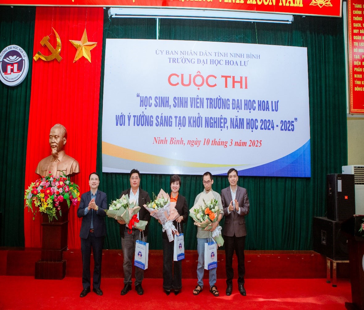 Cuộc thi “Học sinh, sinh viên Trường Đại học Hoa Lư với ý tưởng sáng tạo khởi nghiệp”, năm học 2024 – 2025