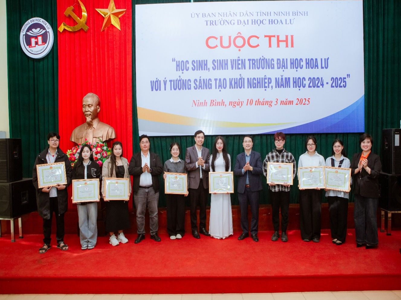 Cuộc thi “Học sinh, sinh viên Trường Đại học Hoa Lư với ý tưởng sáng tạo khởi nghiệp”, năm học 2024 – 2025