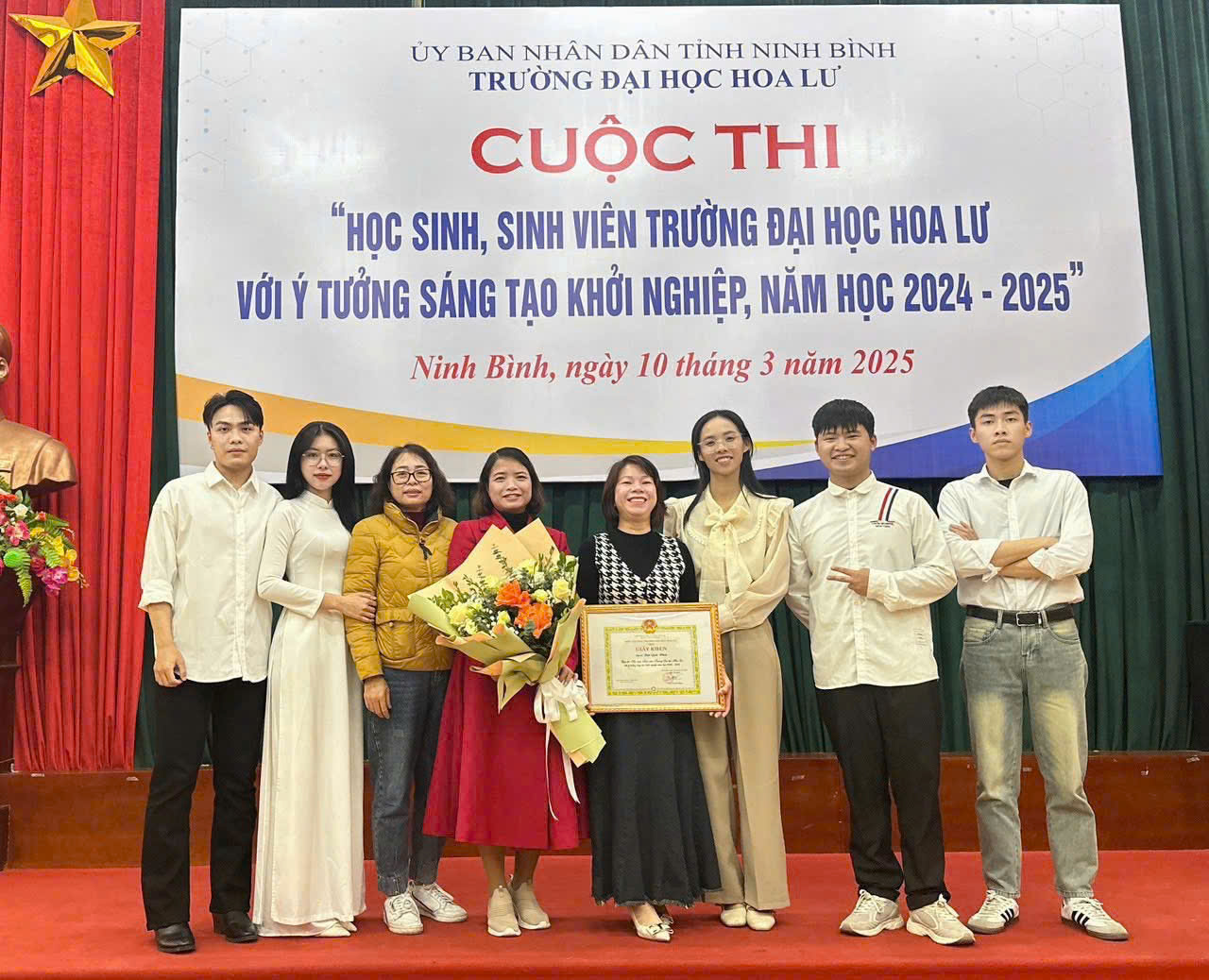 SINH VIÊN KHOA SƯ PHẠM TRUNG HỌC VỚI CUỘC THI Ý TƯỞNG SÁNG TẠO KHỞI NGHIỆP – NĂM HỌC 2024 - 2025