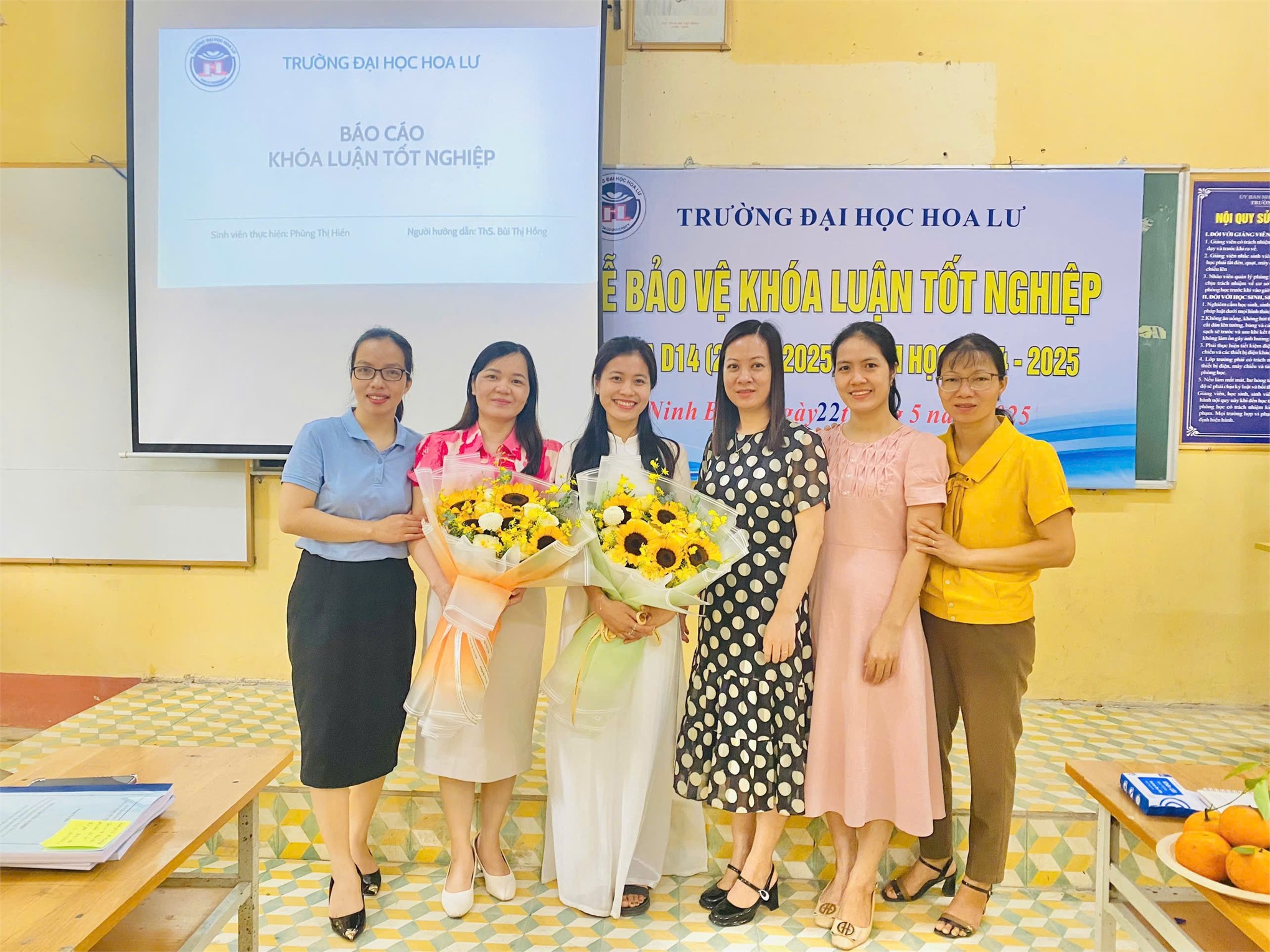 Sinh viên khóa D14 (2021-2025) bảo vệ thành công khóa luận tốt nghiệp