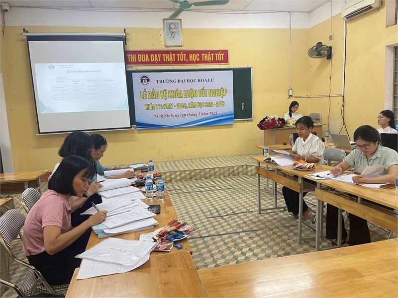 LỄ BẢO VỆ KHÓA LUẬN TỐT NGHIỆP CỦA SINH VIÊN KHÓA D14 – KHOA KINH TẾ