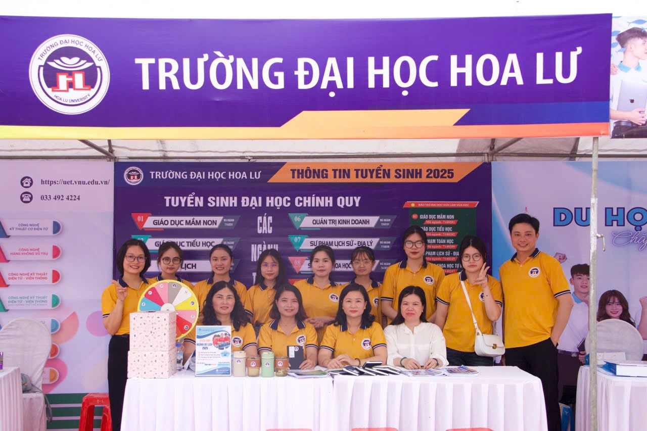 TRƯỜNG ĐẠI HỌC HOA LƯ ĐẨY MẠNH CÔNG TÁC TUYÊN TRUYỀN TUYỂN SINH TẠI CÁC TRƯỜNG THPT