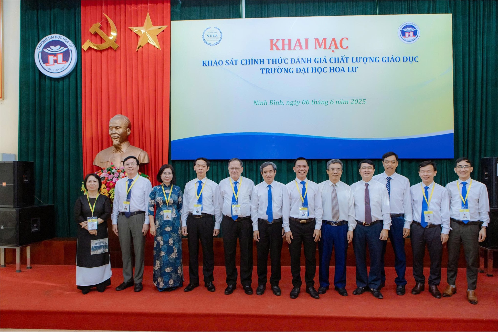 Khai mạc đợt khảo sát chính thức đánh giá chất lượng giáo dục Trường Đại học Hoa Lư giai đoạn 2020 – 2025