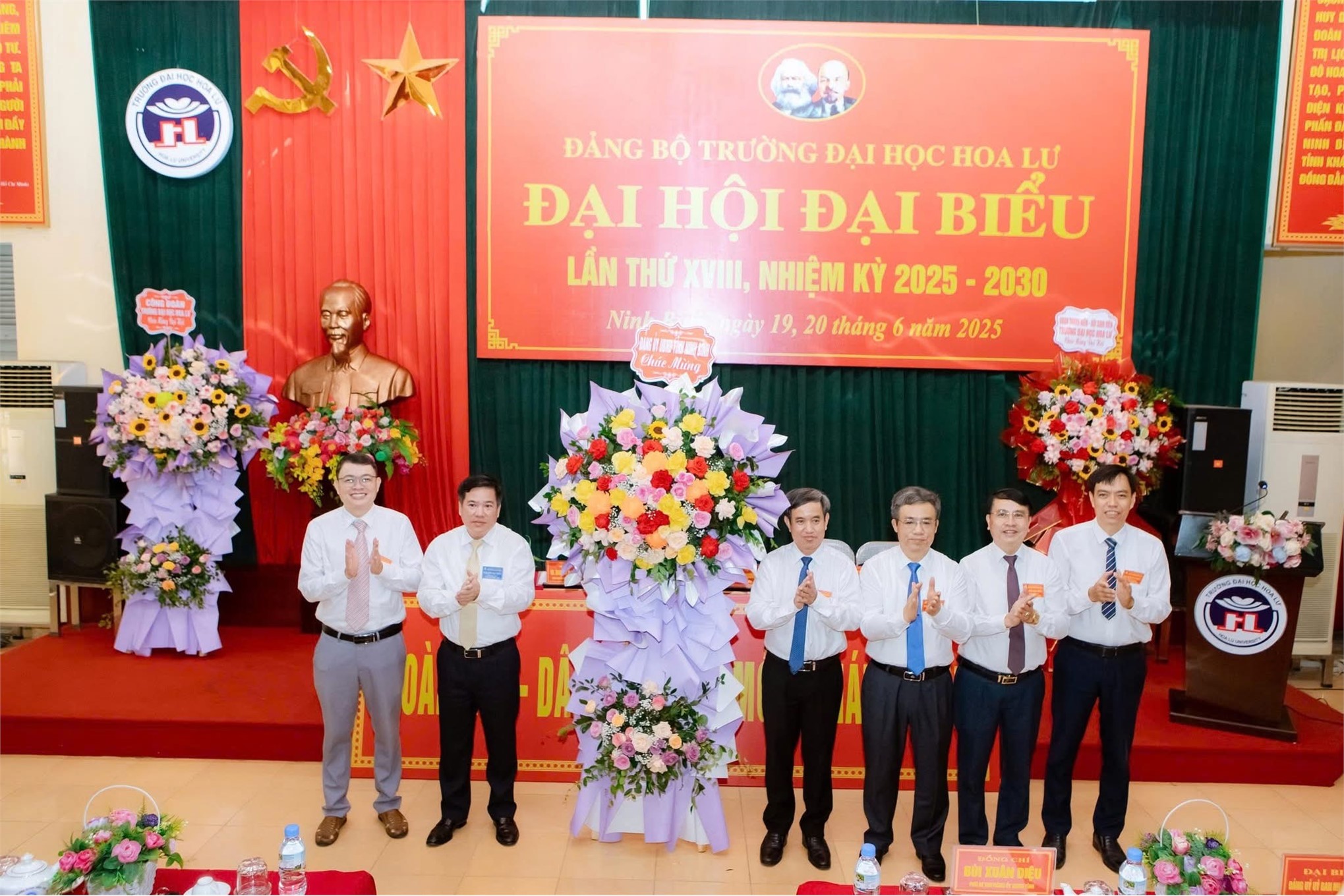 Đại hội Đại biểu Đảng bộ Trường Đại học Hoa Lư lần thứ XVIII nhiệm kỳ 2025 - 2030