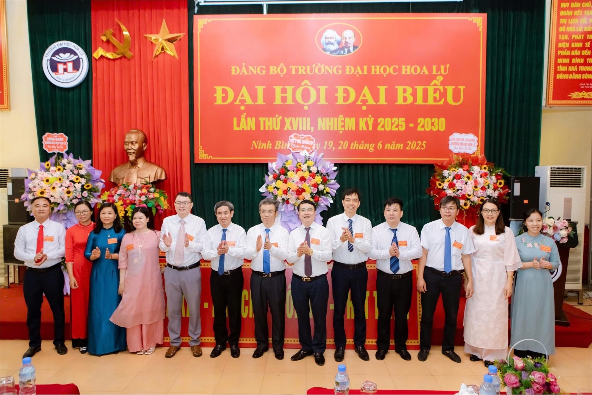 Đại hội Đại biểu Đảng bộ Trường Đại học Hoa Lư lần thứ XVIII nhiệm kỳ 2025 - 2030