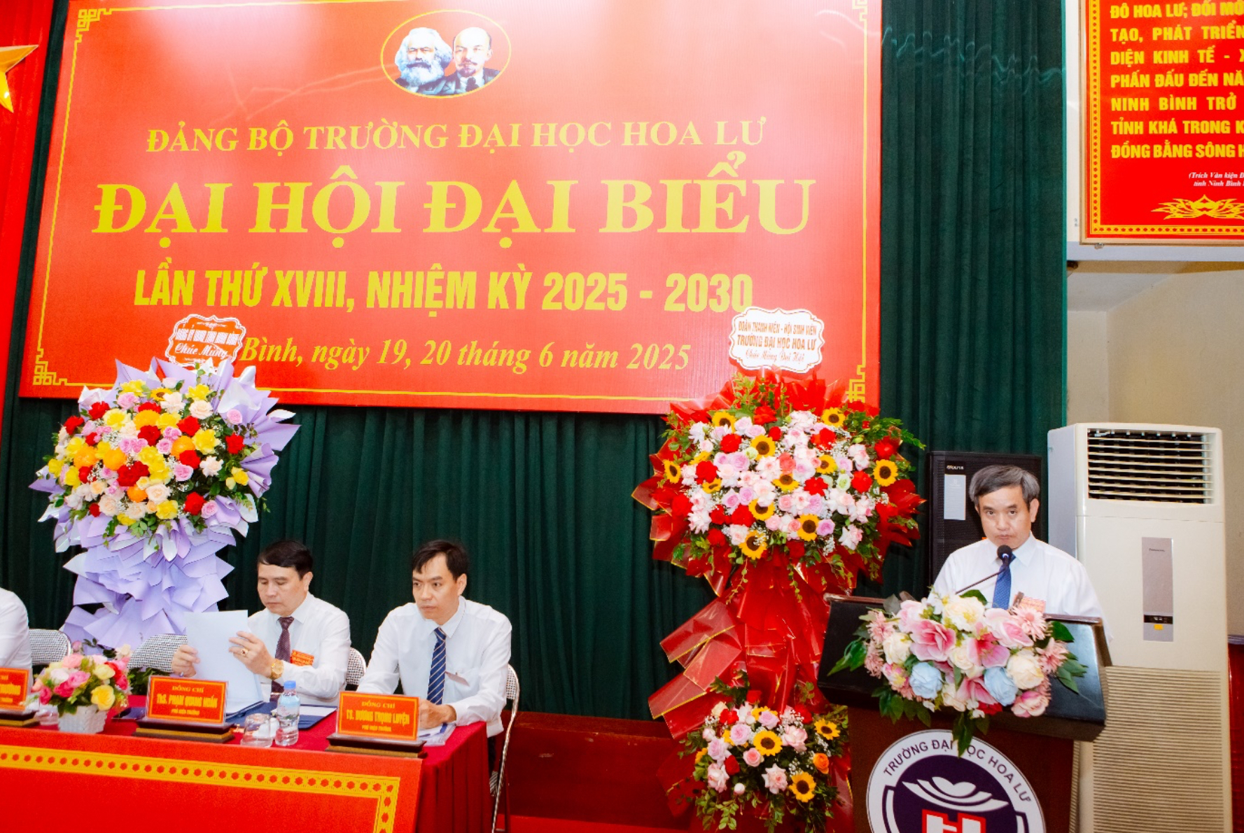 Đại hội Đại biểu Đảng bộ Trường Đại học Hoa Lư lần thứ XVIII nhiệm kỳ 2025 - 2030