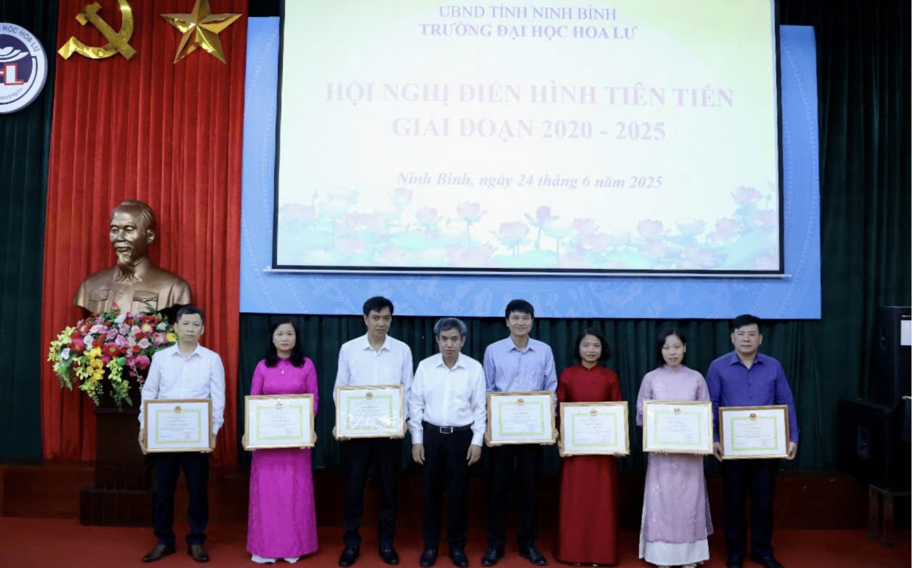 Trường Đại học Hoa Lư tổ chức Hội nghị điển hình tiên tiến giai đoạn 2020-2025