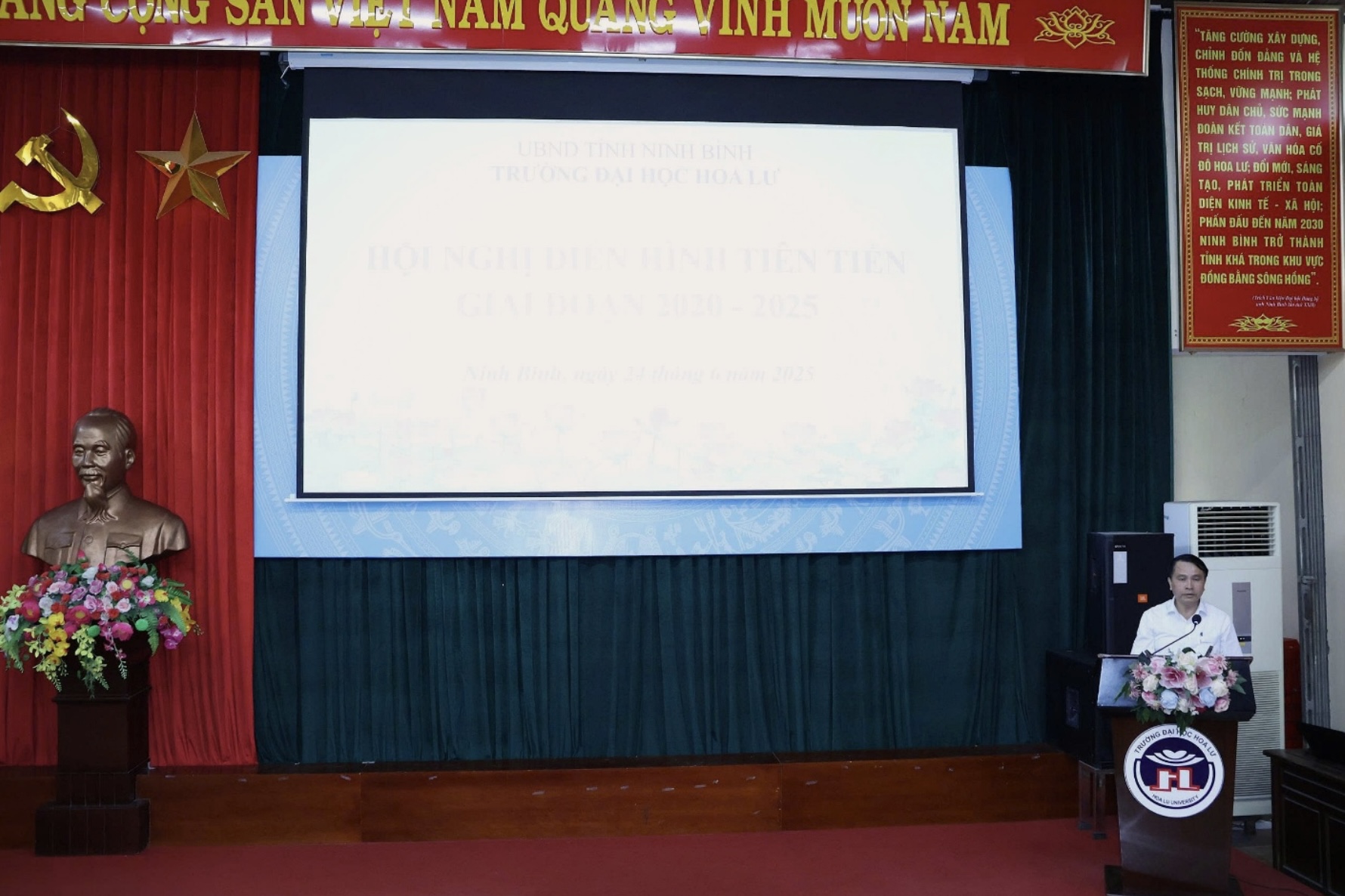 Trường Đại học Hoa Lư tổ chức Hội nghị điển hình tiên tiến giai đoạn 2020-2025