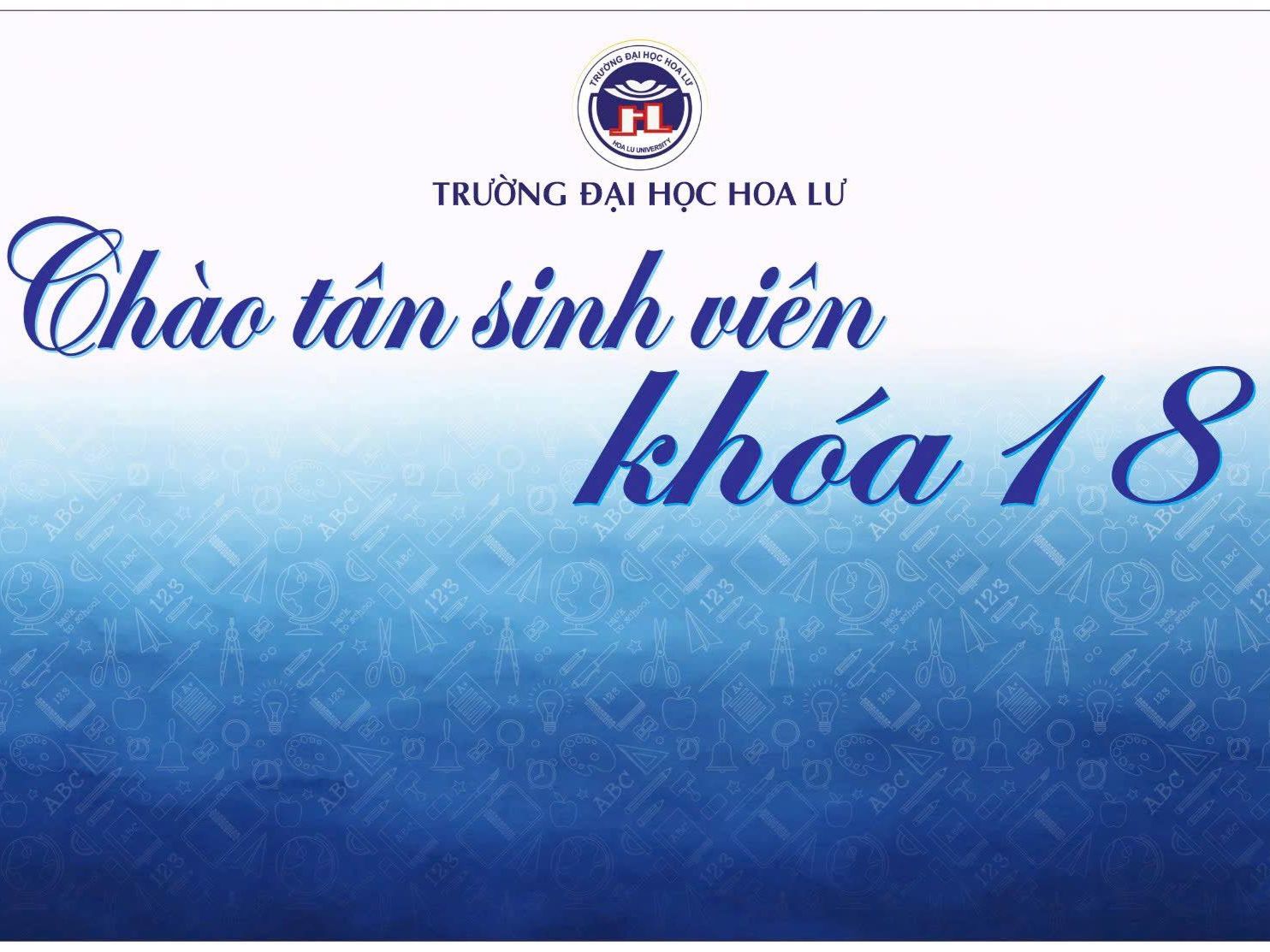 Trường Đại học Hoa Lư tổ chức nhập học cho tân sinh viên khoá D18
