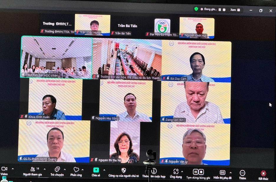 Trường Đại học Hoa Lư tham dự phiên họp lần thứ 22 của Hội đồng Kiểm định chất lượng