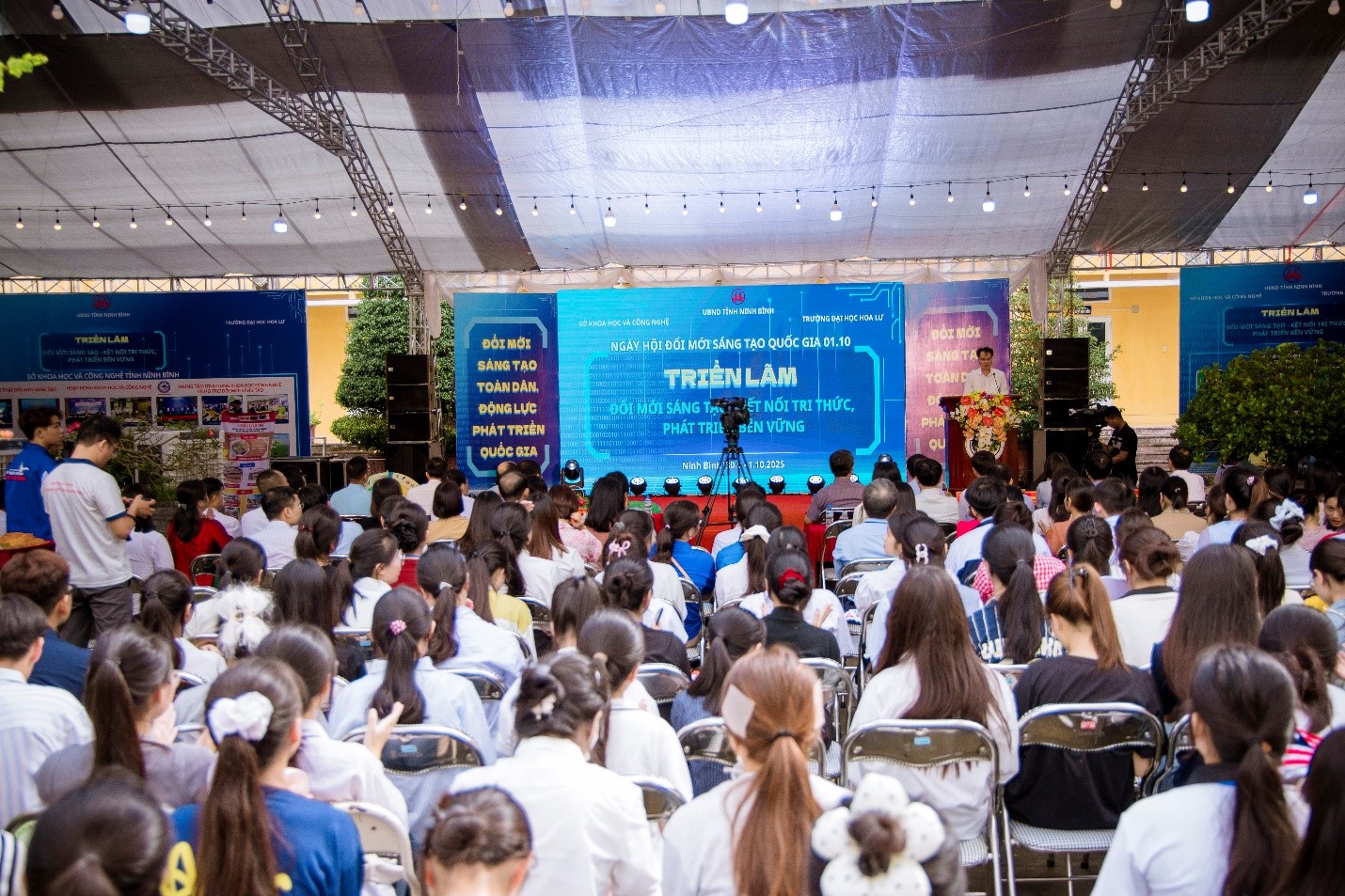 Trường Đại học Hoa Lư phối hợp với Sở Khoa học Công nghệ Ninh Bình tổ chức Triển lãm Đổi mới sáng tạo – Kết nối tri thức, phát triển bền vững