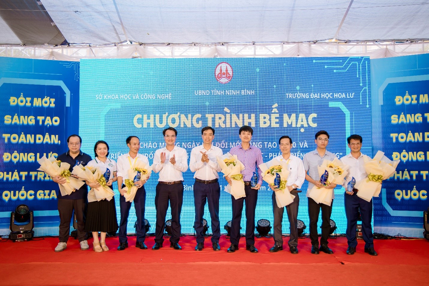Trường Đại học Hoa Lư phối hợp với Sở Khoa học Công nghệ Ninh Bình tổ chức Triển lãm Đổi mới sáng tạo – Kết nối tri thức, phát triển bền vững
