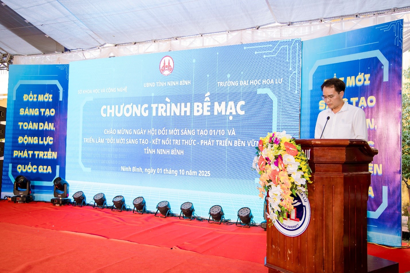 Trường Đại học Hoa Lư phối hợp với Sở Khoa học Công nghệ Ninh Bình tổ chức Triển lãm Đổi mới sáng tạo – Kết nối tri thức, phát triển bền vững