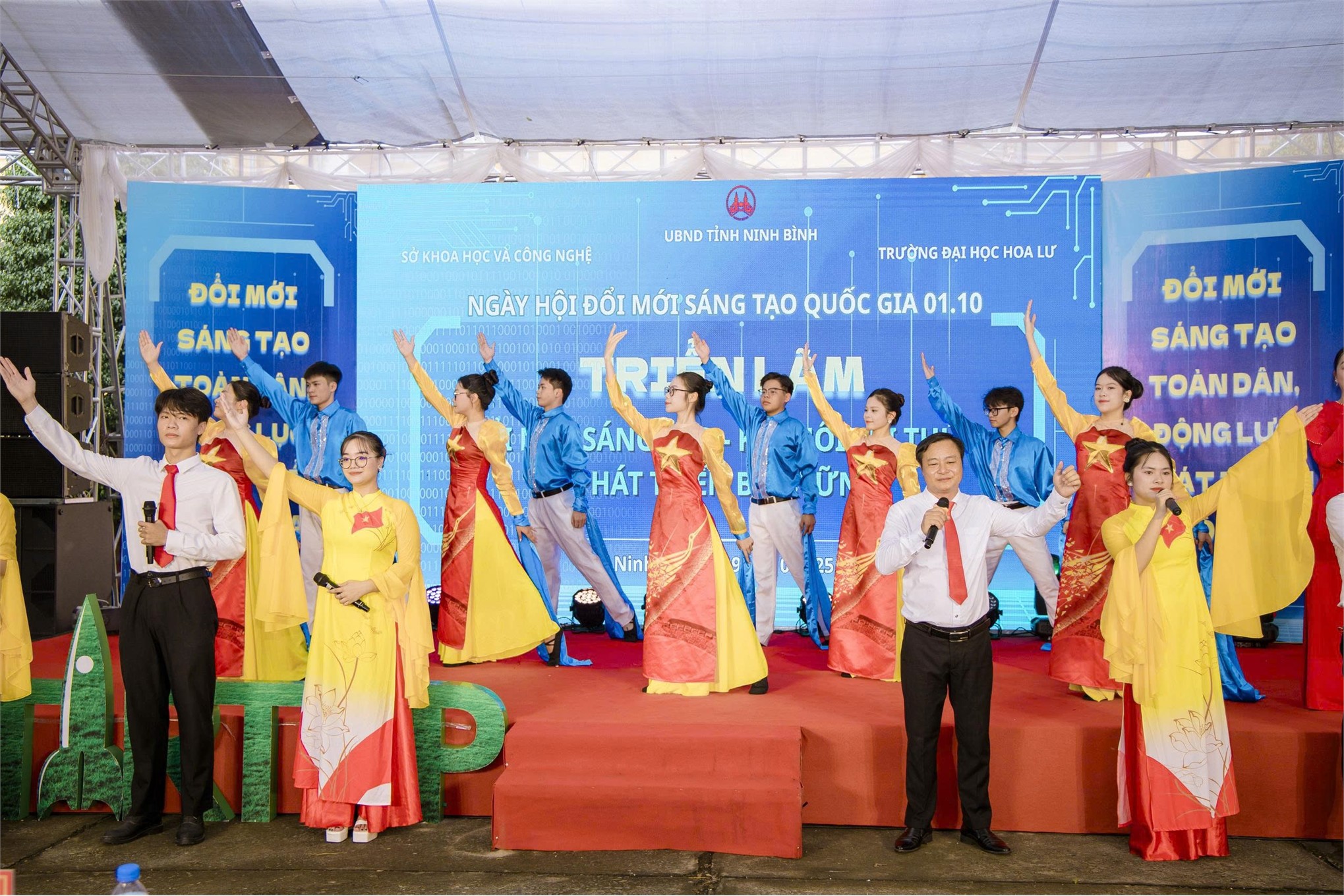 Trường Đại học Hoa Lư phối hợp với Sở Khoa học Công nghệ Ninh Bình tổ chức Triển lãm Đổi mới sáng tạo – Kết nối tri thức, phát triển bền vững