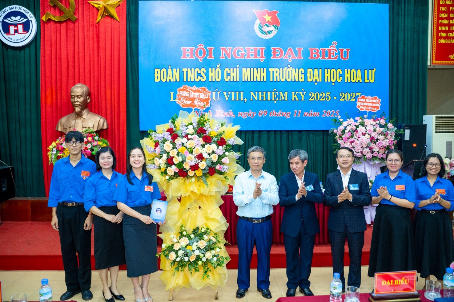 Hội nghị đại biểu Đoàn Thanh niên Cộng sản Hồ Chí Minh Trường Đại học Hoa Lư lần thứ VIII, nhiệm kỳ 2025 – 2027
