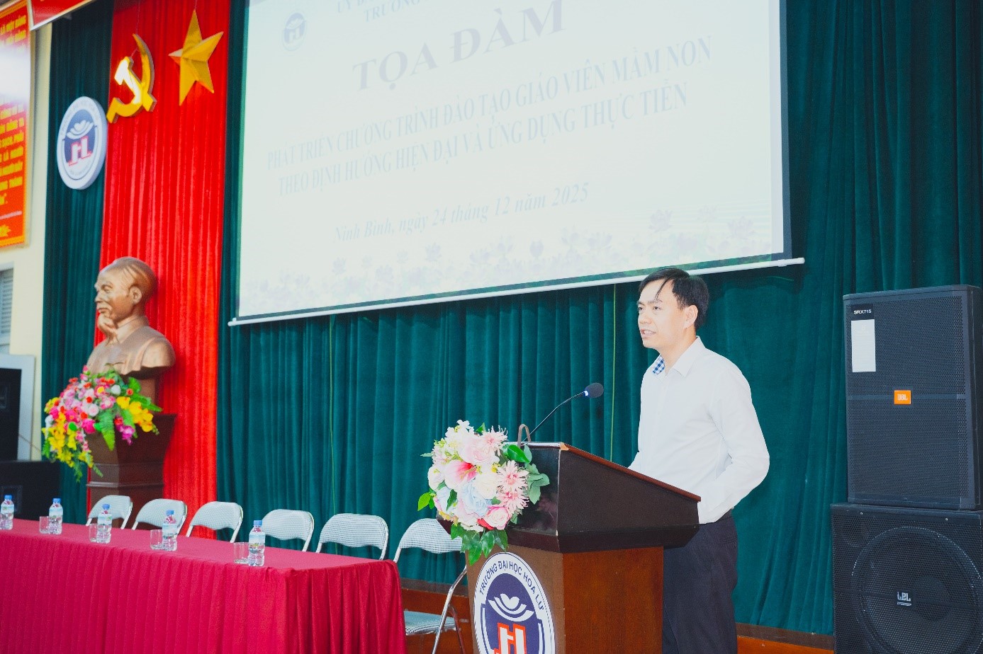 Trường Đại học Hoa Lư tổ chức Chương trình Tọa đàm khoa học “Phát triển chương trình đào tạo giáo viên mầm non theo định hướng hiện đại và ứng dụng thực tiễn”