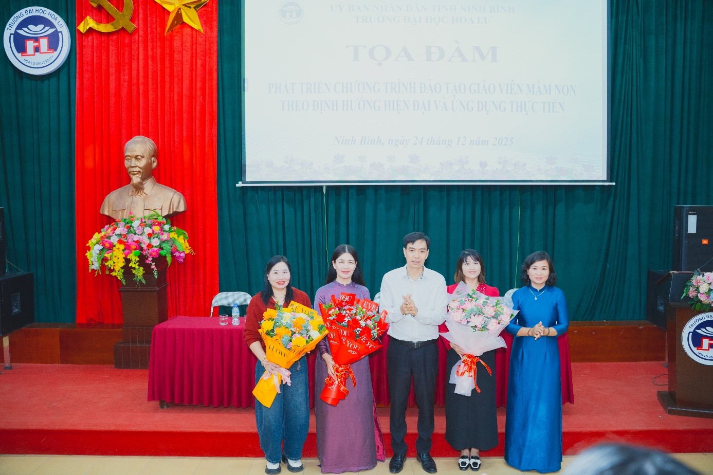 Trường Đại học Hoa Lư tổ chức Chương trình Tọa đàm khoa học “Phát triển chương trình đào tạo giáo viên mầm non theo định hướng hiện đại và ứng dụng thực tiễn”