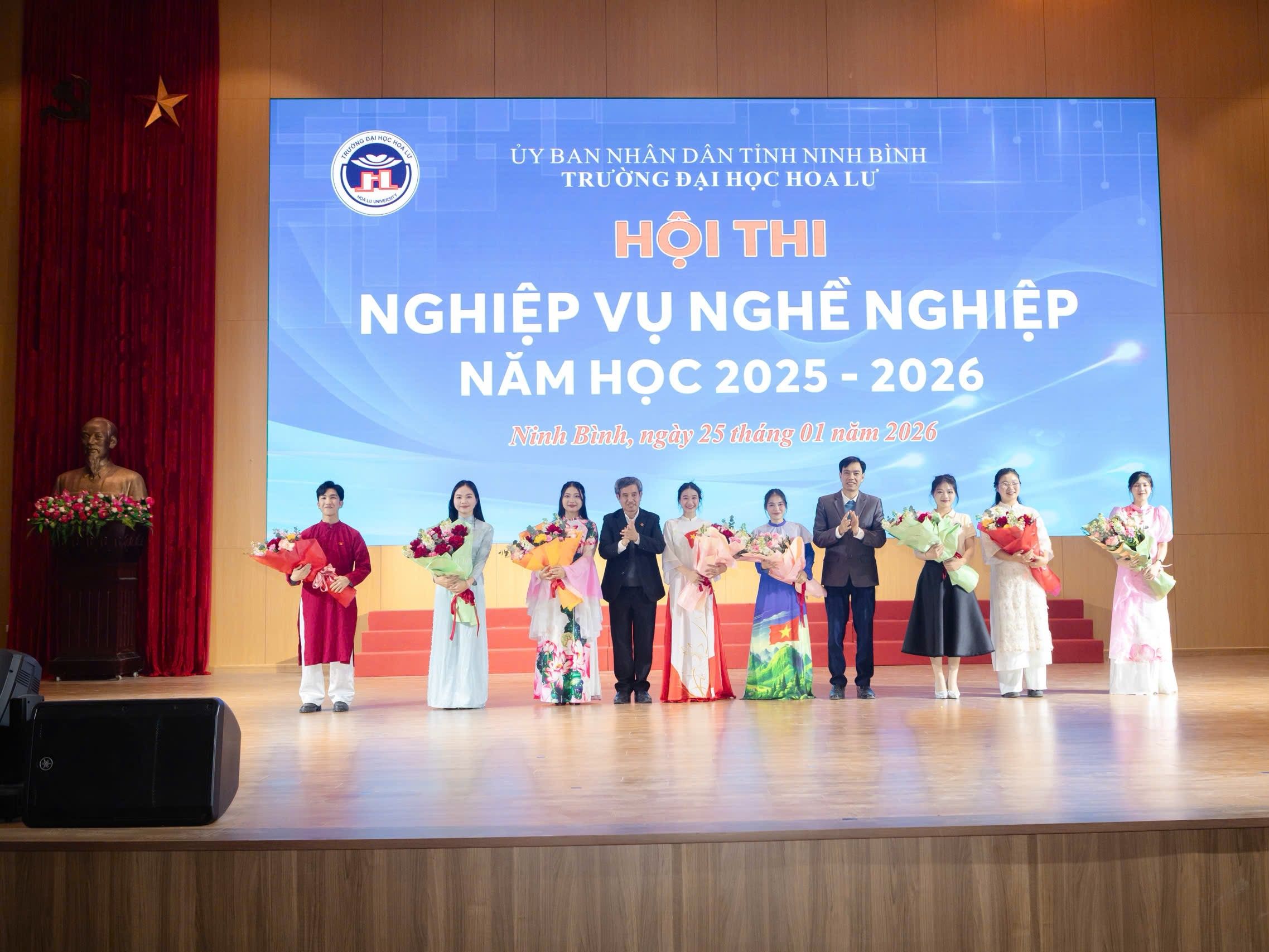 Trường Đại học Hoa Lư tổ chức Hội thi nghiệp vụ nghề nghiệp năm học 2025- 2026