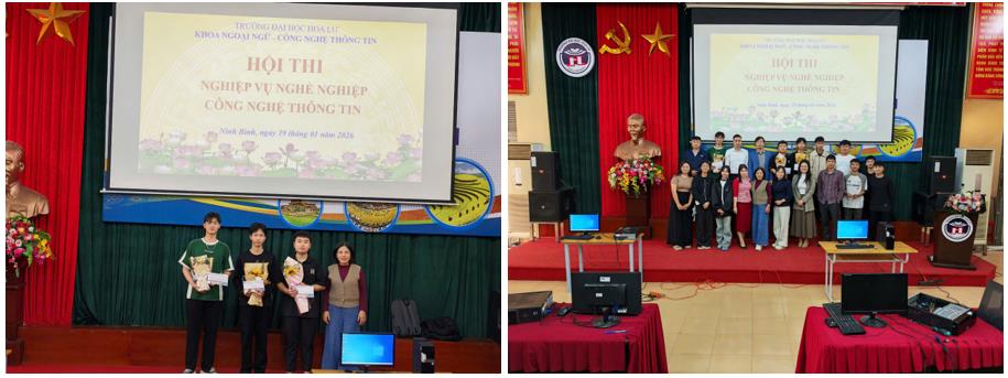 KHOA NGOẠI NGỮ – CÔNG NGHỆ THÔNG TIN THAM GIA HỘI THI NGHIỆP VỤ NGHỀ NGHIỆP NĂM HỌC 2025–2026