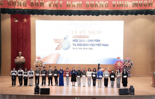 CHƯƠNG TRÌNH KỶ NIỆM 76 NĂM NGÀY TRUYỀN THỐNG HỌC SINH, SINH VIÊN VÀ HỘI SINH VIÊN VIỆT NAM (09/01/1950 – 09/01/2026)