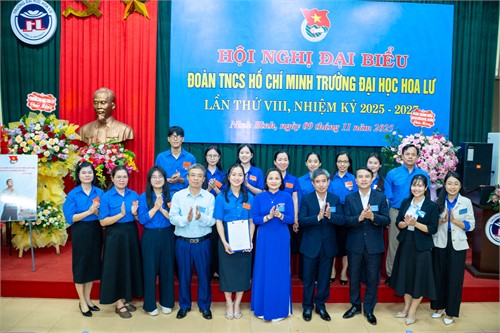 Hội nghị đại biểu Đoàn Thanh niên Cộng sản Hồ Chí Minh Trường Đại học Hoa Lư lần thứ VIII, nhiệm kỳ 2025 – 2027