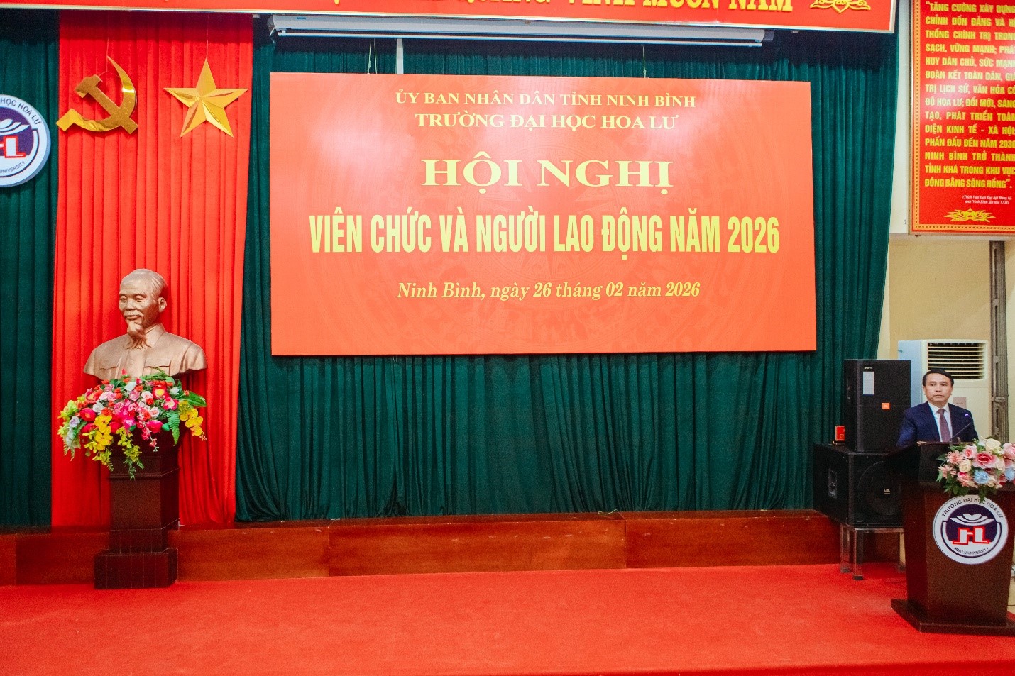 Trường Đại học Hoa Lư tổ chức Hội nghị viên chức và người lao động năm 2026