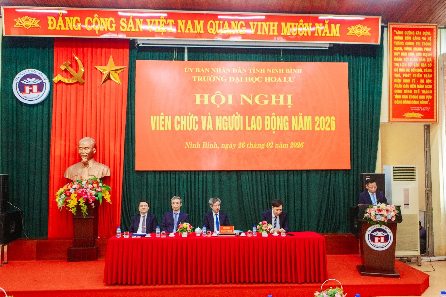 Trường Đại học Hoa Lư tổ chức Hội nghị viên chức và người lao động năm 2026