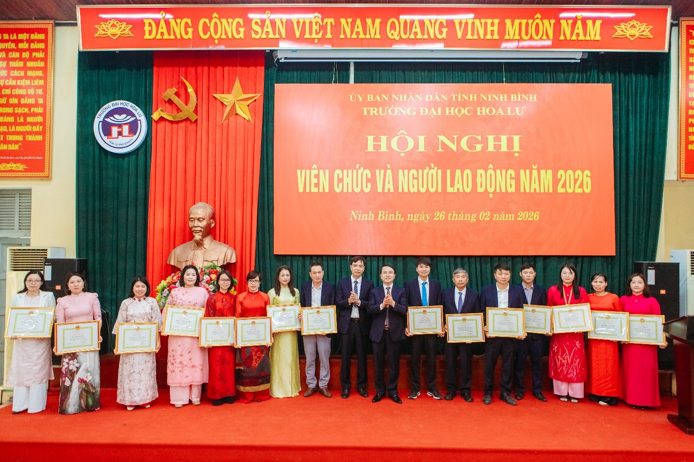 Trường Đại học Hoa Lư tổ chức Hội nghị viên chức và người lao động năm 2026
