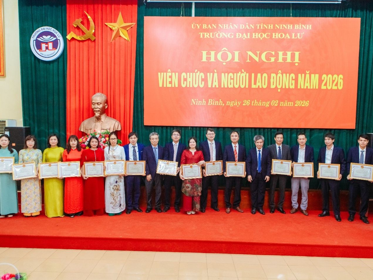 Trường Đại học Hoa Lư tổ chức Hội nghị viên chức và người lao động năm 2026