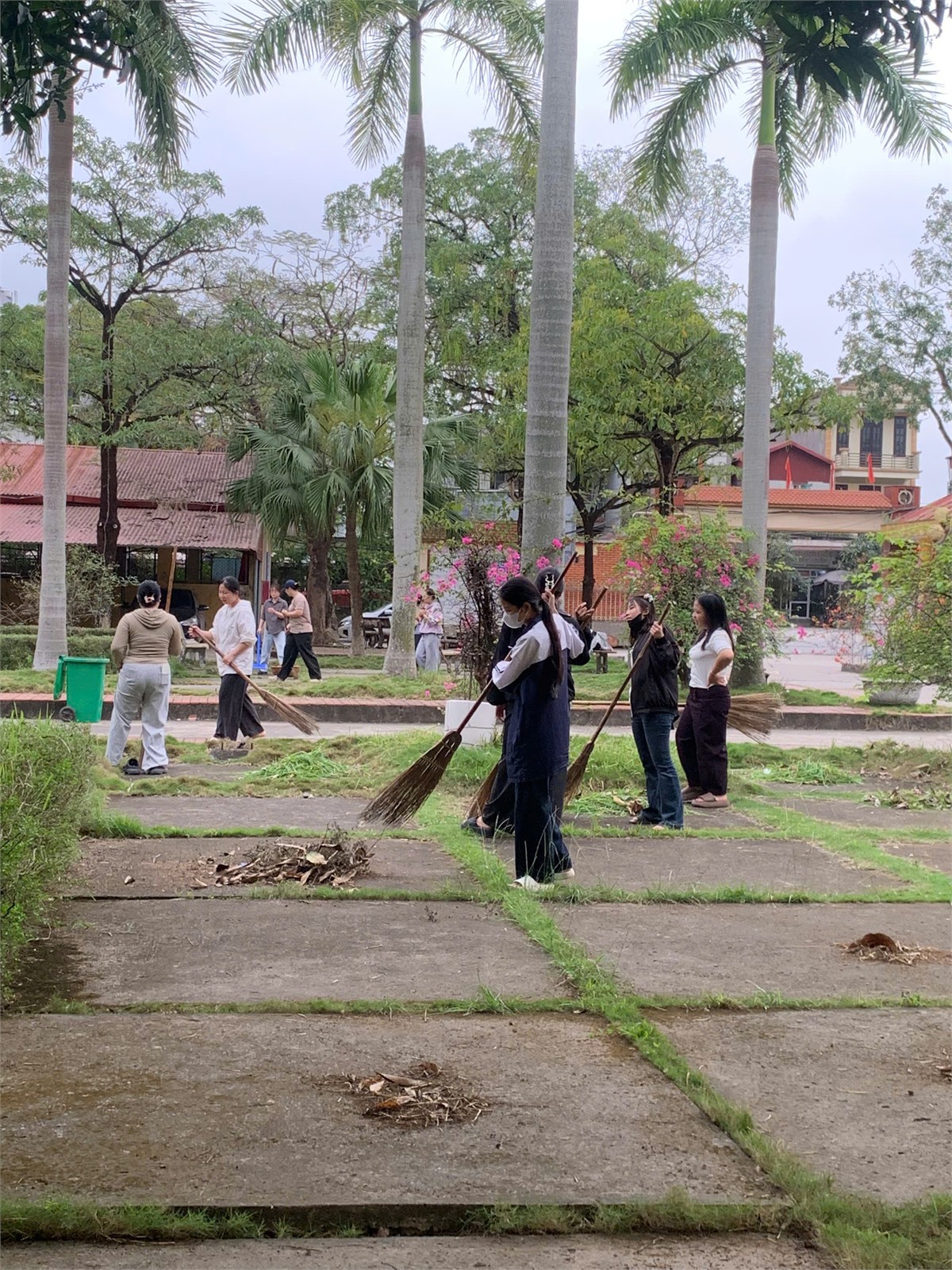 Sinh viên Trường Đại học Hoa Lư tham gia hưởng ứng `Ngày chủ nhật xanh` năm 2026