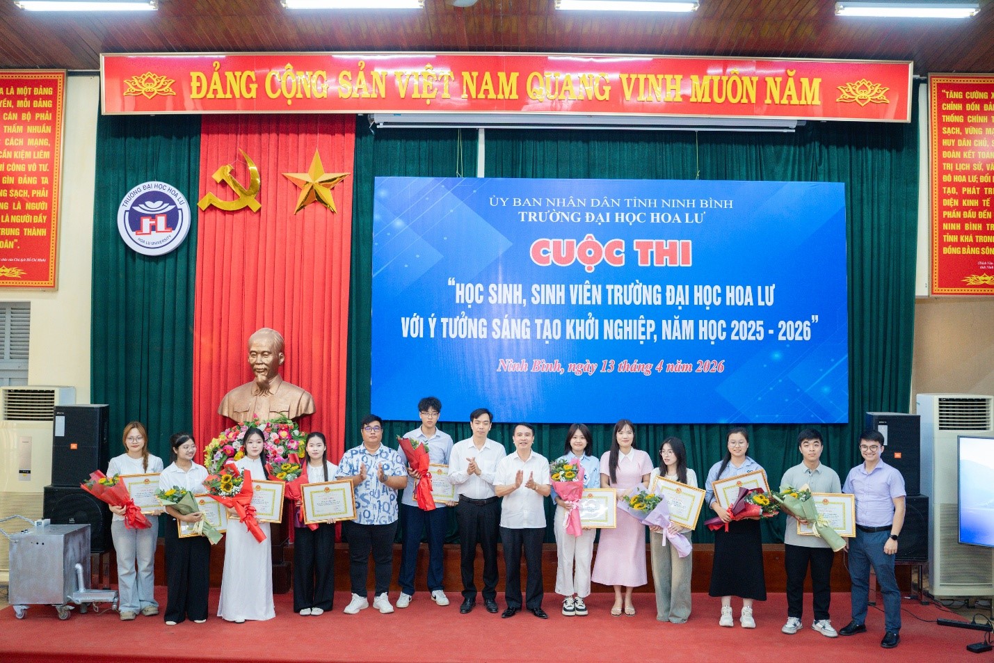 Cuộc thi “Học sinh, sinh viên Trường Đại học Hoa Lư với ý tưởng sáng tạo khởi nghiệp”, năm học 2025-2026