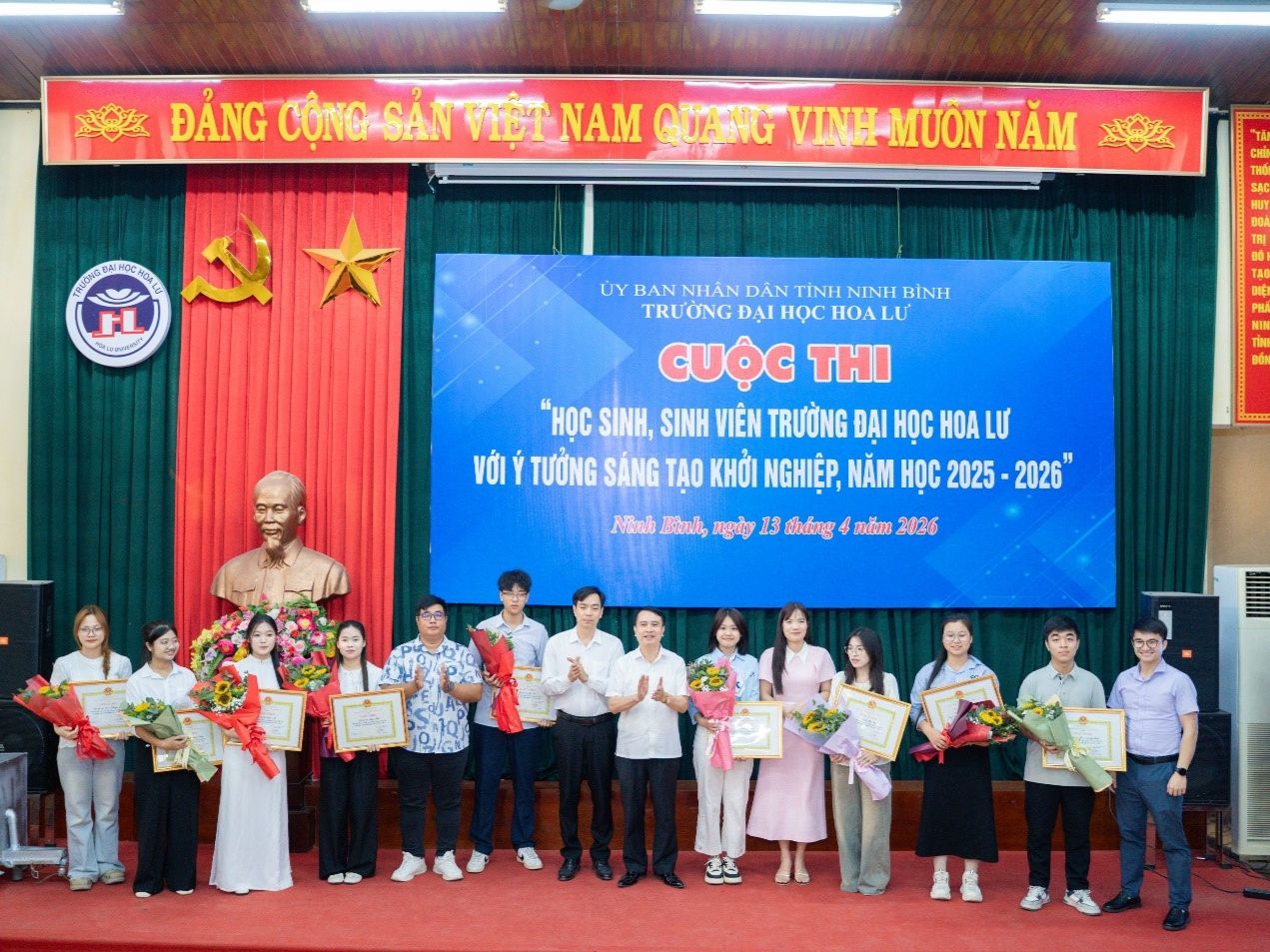 Cuộc thi “Học sinh, sinh viên Trường Đại học Hoa Lư với ý tưởng sáng tạo khởi nghiệp”, năm học 2025-2026