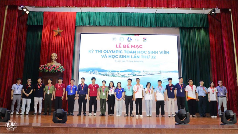 Đội tuyển Trường Đại học Hoa Lư tham dự Kỳ thi Olympic Toán học Sinh viên toàn quốc năm 2026