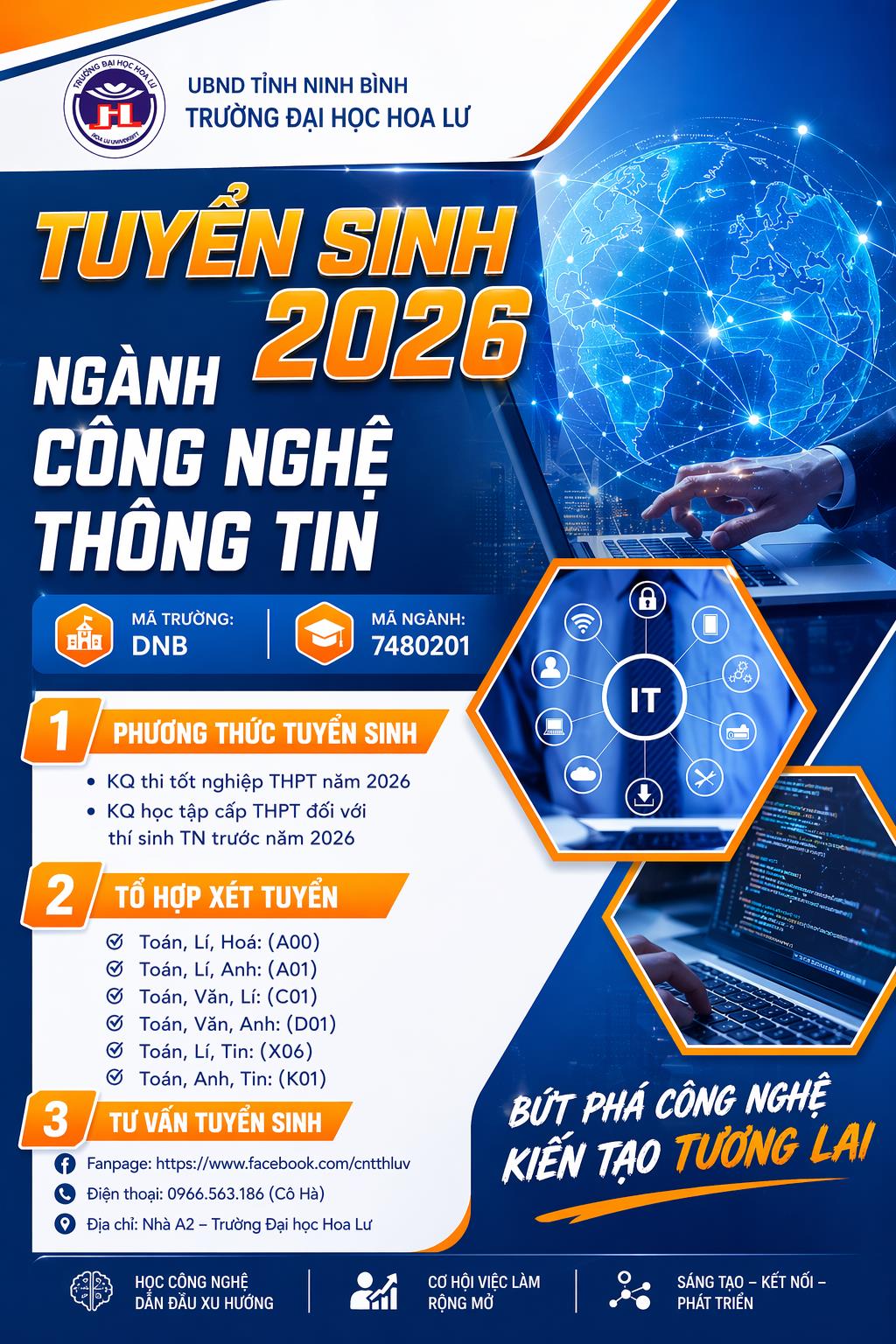 NGÀNH CÔNG NGHỆ THÔNG TIN, TRÌNH ĐỘ ĐẠI HỌC (MÃ NGÀNH: 7480201)