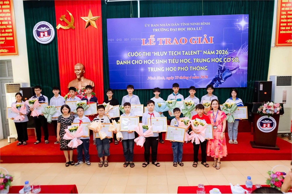 HLUV TECH TALENT 2026 – VINH DANH NHỮNG TÀI NĂNG TIN HỌC TRẺ