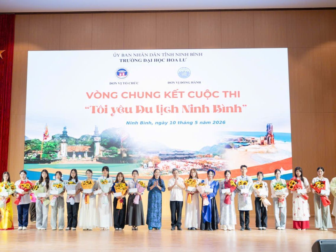 Trường Đại học Hoa Lư tổ chức vòng chung kết cuộc thi "Tôi yêu du lịch Ninh Bình" lần thứ 5