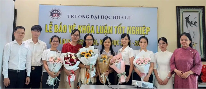 SINH VIÊN NGÀNH KẾ TOÁN VÀ QUẢN TRỊ KINH DOANH – KHOA KINH TẾ, TRƯỜNG ĐẠI HỌC HOA LƯ BẢO VỆ THÀNH CÔNG KHÓA LUẬN TỐT NGHIỆP