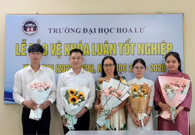 SINH VIÊN NGÀNH KẾ TOÁN VÀ QUẢN TRỊ KINH DOANH – KHOA KINH TẾ, TRƯỜNG ĐẠI HỌC HOA LƯ BẢO VỆ THÀNH CÔNG KHÓA LUẬN TỐT NGHIỆP
