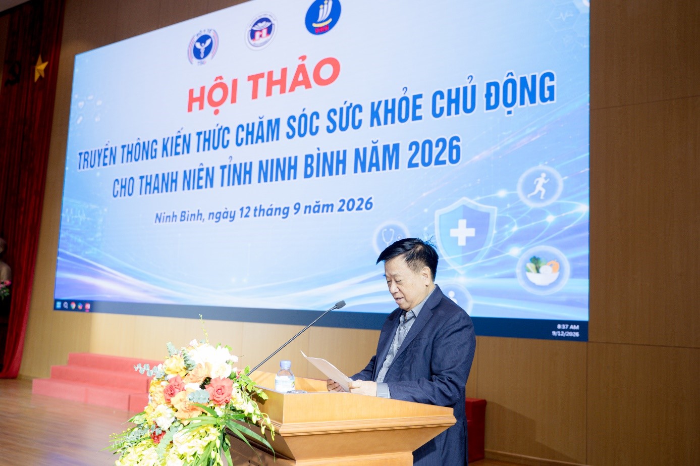 Trường Đại học Hoa Lư phối hợp tổ chức Hội thảo truyền thông kiến thức chăm sóc sức khoẻ chủ động cho thanh niên Ninh Bình